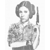 ZUTY Bodkovanie - POP ART PRINCEZNA LEIA (STAR WARS) Rámovanie: bez rámu a bez vypnutia plátna, Rozmer: 80x100 cm