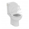 Ideal Standard Eurovit WC kombi s doskou SoftClose, vario odpad, RimLS+, biela W843301