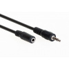 AQ KAL050 - predlžovací stereo audio kábel 5m s konektormi 3,5 mm Jack M - 3,5 mm Jack F