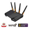 ASUS TUF-AX4200 (AX4200) WiFi 6 Extendable Gaming Router, 2.5G port, AiMesh, 4G/5G Mobile Tethering (90IG07Q0-MO3100)