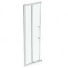 Ideal Standard i.Life - Posuvné sprchové dvere, dvojdielne, 80 cm, silver bright/číre sklo T4855EO