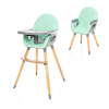 Detská jedálenská stolička Zopa DOLCE 2 2024 Ice Green/Grey