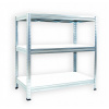 Pozinkovaný regál Biedrax 35 x 120 x 90 cm - 3 police biele lamino 12mm