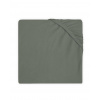 Detská bavlnená plachta Jollein 120x60 - Ash green