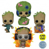 FUNKO POP! 4 Pack Marvel: I Am Groot - Groot Special Edition (Glows in The Dark) 4Pack