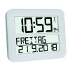 TFA Dostmann TFA 60.4512.02 Timeline MAX - Rádiom riadené hodiny na stenu (biele)