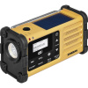 Sangean MMR-88 DAB+ A500559 outdoorové rádio, DAB+, FM, pohotovostné rádio, s USB nabíjačkou, vreckové svietidlo, solárny panel, Ručná kľučka, čierna, žltá; A500559