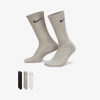 Nike ponožky 3 páry 3PPK VALUE COTTON CREW SX4508 965 bielo/sivo/čierne