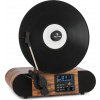 auna Verticalo SE DAB, retro gramofón, DAB+, FM tuner, USB, BT, AUX, drevo