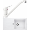 Set Blanco 11-A 25 (dřez Favum XL 6 S Bílá + baterie Daras Bílá)