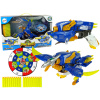 Lean Toys Modrý dinosaurus s krídlami a zbraň 2v1 - Príslušenstvo