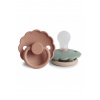 Frigg Dvojbalenie cumlíkov frigg daisy rose gold/ willow, 0-6m, silikón