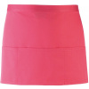PREMIER PR 155 / Krátka zástera do pása s vreckom - fuchsia Univerzálna