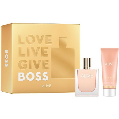 Hugo Boss BOSS Alive, SET: Parfumovaná voda 50ml + Telové mlieko 75ml pre ženy