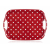 Banquet Tác s uchy melaminový DOTS 36 x 25,5 cm, červený