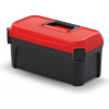 Kistenberg SMART Kufor na náradie 38x23,4x22,5cm, čierna / červená KSM40