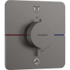 HANSGROHE ShowerSelect Comfort Q termostat pod omietku pre 2 spotrebiče, kartáčovaný čierny chróm, 15583340