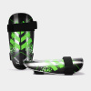 DEFENSE SHIN GUARDS chrániče čierna fluo zelená S