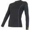 Dámské termo tričko SENSOR Merino active černá Velikost: XL, Barva: černá