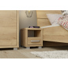 Nočný stolík NS3, Dub halifax prírodný - výpredaj
