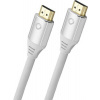 Oehlbach HDMI kabel Zástrčka HDMI-A, Zástrčka HDMI-A 3.00 m bílá D1C92494 8K UHD, pozlacené kontakty HDMI kabel