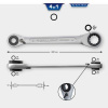 Obojstranný račňový očkový kľúč KS TOOLS BT013901
