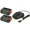 GARDENA Štartovacia sada P4A 2 x PBA 18V/45 + AL 1830 CV (2x2,5 Ah/18V) 14907-20