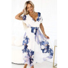 Midi šaty - kvety (ZN. NUMOCO záruka kvality. Originálne, trendy, sexi, štýlové, pohodlné.... oblečenie na každú príležitosť.)
