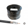 Koaxiálny kábel KOAX Zircon CU 125 ALPE 100m 75 Ohm čierny