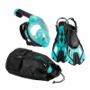 Šnorchlovací set Agama TRAVEL s batohom - maska L/XL + ploutve S/M (37-41)