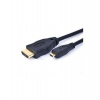 GEMBIRD Kabel HDMI-HDMI micro 1,8m, 1.3, M/M stíněný, zlacené kontakty, černý (CC-HDMID-6)