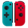 Bezdrôtový joystick, ovládač s ľavou a pravou rukoväťou pre konzolu Nintendo Switch Pro, modro-červený