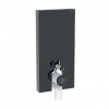 Geberit Monolith Plus - Sanitárny modul na stojace WC, 101 cm, spodný prívod vody, sklo/čierna 131.202.SJ.7