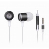 GEMBIRD Metal earphones with microphone, black (MHS-EP-001)