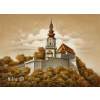 Obraz Nitra hrad 5, VBart PREVEDENIE: OBRAZ na plátne blindrám, ROZMER v cm/TYP OKRAJA: 90x60