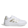 adidas Courtblock Trainers Wht/Gold 8 (42)