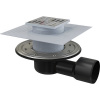 ALCAPLAST APV3344 Podlahová vpusť 105 × 105/50/75 bočná