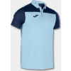 Joma Polokošeľa POLO SHIRT HOBBY II SKY BLUE-NAVY S/S Veľkosť: 4XS