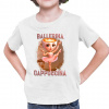 Ballerina Cappuccina V2 - Italian Brainrot - detské tričko s potlačou - Tričkový | 0 | Biela | Junior