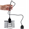 Nočná lampa do spálne. Závesný stropný štvorec (Nočná lampa do spálne. Závesný stropný štvorec)