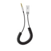 Baseus BA01 Bluetooth 5.0 adaptér diaľkového ovládania pre audio kábel AUX jack čierny CABA01-01