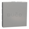 Schneider Electric Unica Záslepka 2 moduly, Aluminium