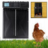 Automatické dvere pre kurník 35x24 cm so senzorom súmraku (AUTOMATICKÝ OTVÁRAČ DVERÍ PRE KURČATÁ, ELEKTRICKÉ DVERE DO KURČATÍ)