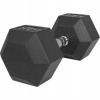 Gorilla Sports Šesťhranná pogumovaná činka, 25 kg