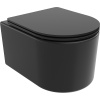 Mexen Sofia WC misa Rimless s pomaly padajúcim sedátkom, duroplast, čierna matná - 30541085