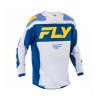 Dres F-16, FLY RACING - USA 2025 (bílá/modrá/žlutá) 3XL