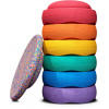 Balanční hra Stapelstein Rainbow set Classic + Confetti board 6+1 (201606)