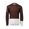 POC MTB Pure LS Jersey Axinite Brown/Hydrogen White - XL