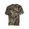 Tričko MFH s krátkym rukávom woodland M97 - L