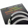 ESP ujímání šokové náväzca Tapered Shock Leaders Crystal Clear 3x9m